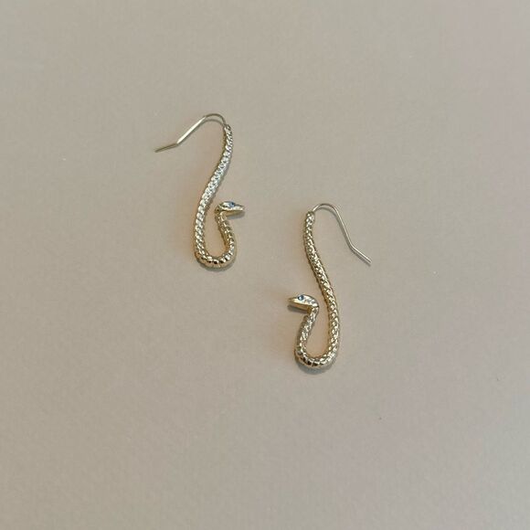 Snake earrings N1038 - Picture 2 of 4